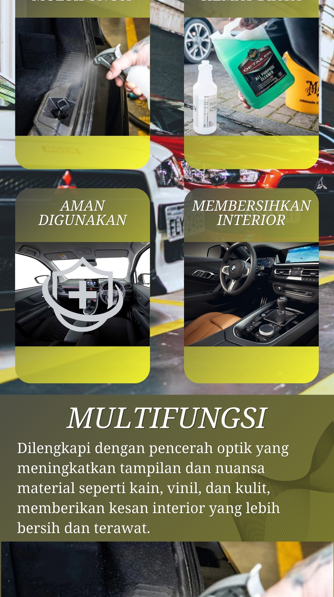 Jual Meguiars All Purpose Cleaner Galon 3,79L APC Pembersih Interior ...