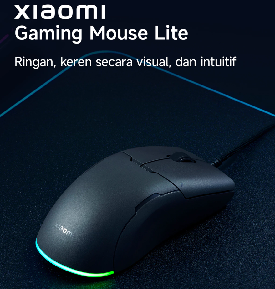 Jual Xiaomi Gaming Mouse Lite | Lampu ambien RGB | 5 tingkat DPI ...