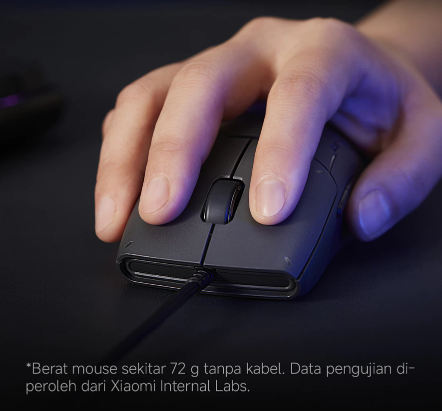 Jual Xiaomi Gaming Mouse Lite | Lampu ambien RGB | 5 tingkat DPI ...