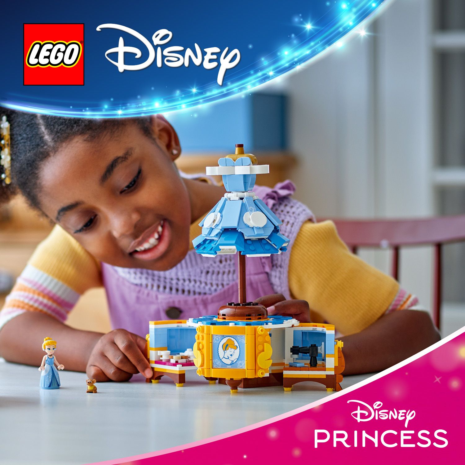 Jual LEGO Disney 43266 Cinderella's Dress (474 Pieces), Building Block ...