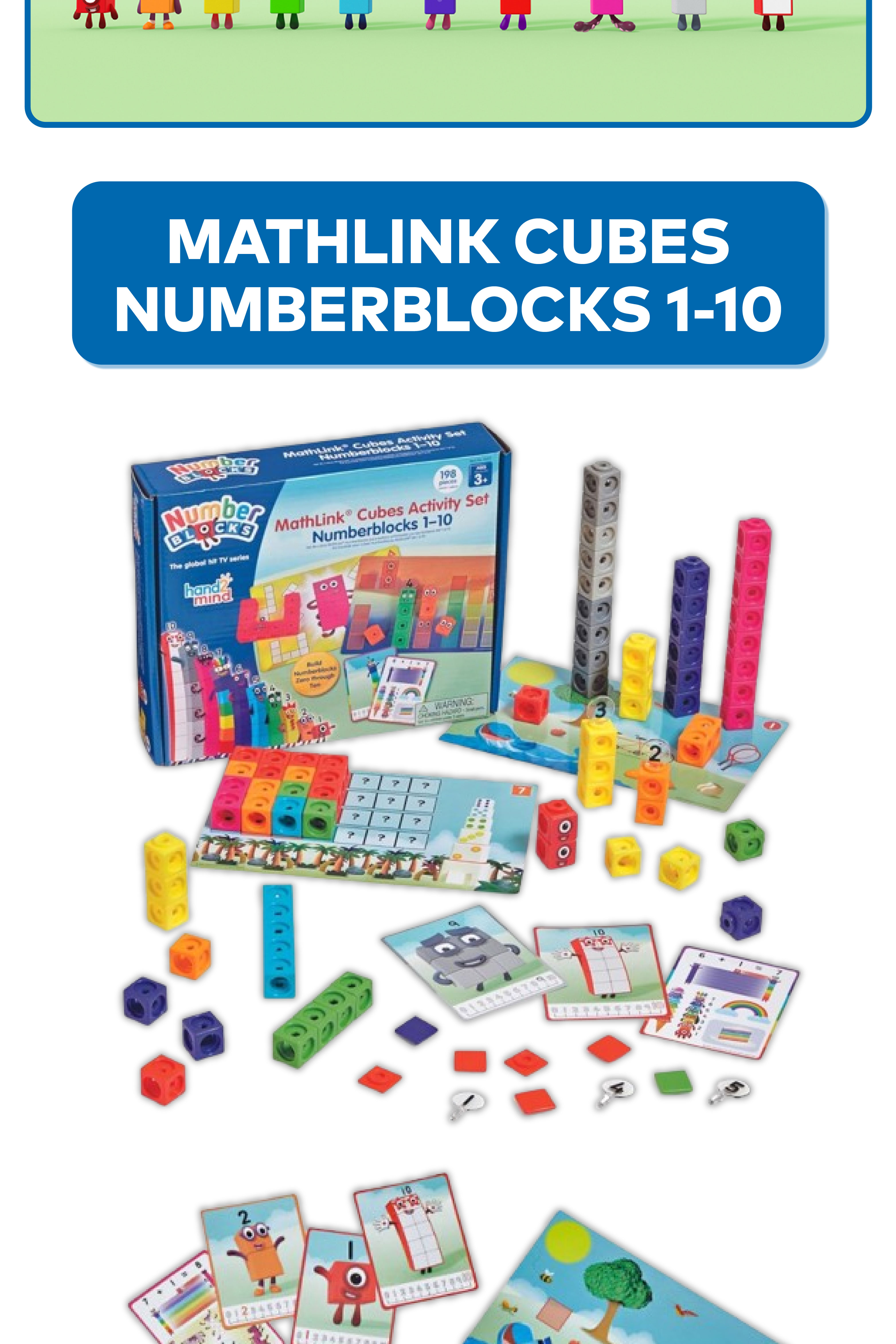 Jual Hand2Mind - Numberblocks MathLink Cubes 1–10 Activity Set | Shopee ...