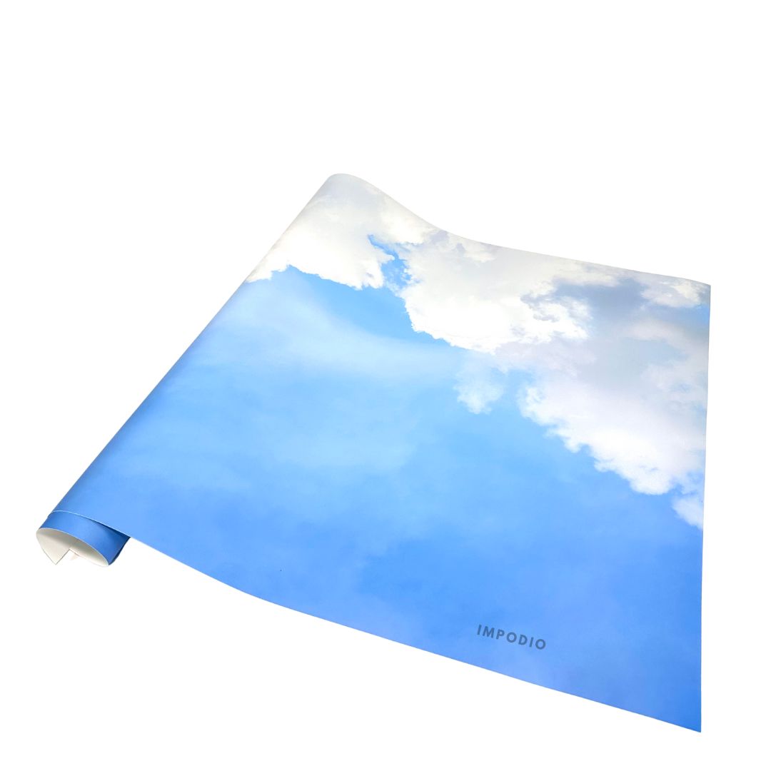 Jual IMPODIO Background Paper Motif Awan Sky Ukuran 50 x 70 cm - Blue ...