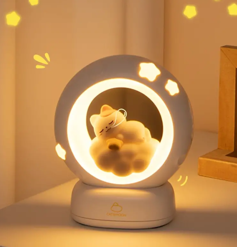 Jual Panda Home Lampu Tidur Anak Led Moon Stars Karakter Rechargeable ...