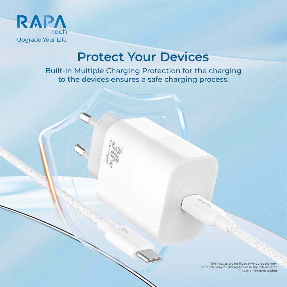 Jual RAPAtech Charger Power II 25W 30W PD Fast Charger for iPhone 15 16 ...
