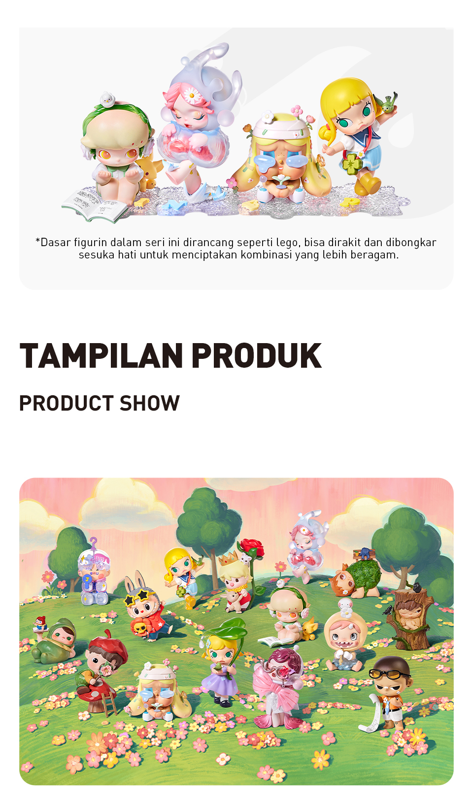 Jual POP MART Hand in Hand Series Action Figures Blind Box Birthday ...