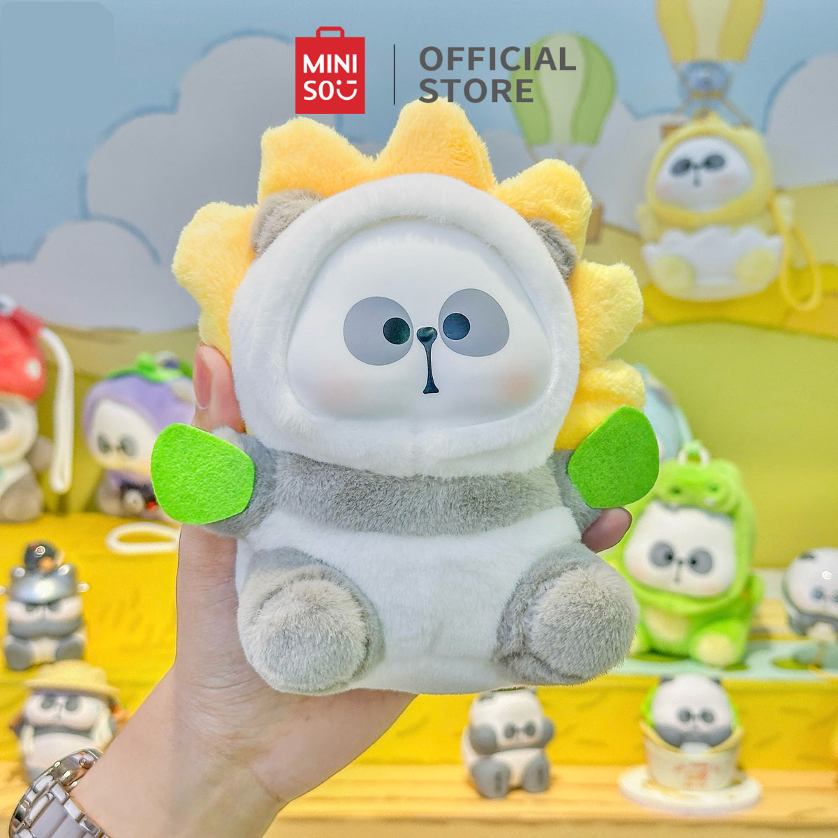 Jual MINISO Mr. Pa Pa Vegetable Series Panda Doll Keychain Blind Box ...