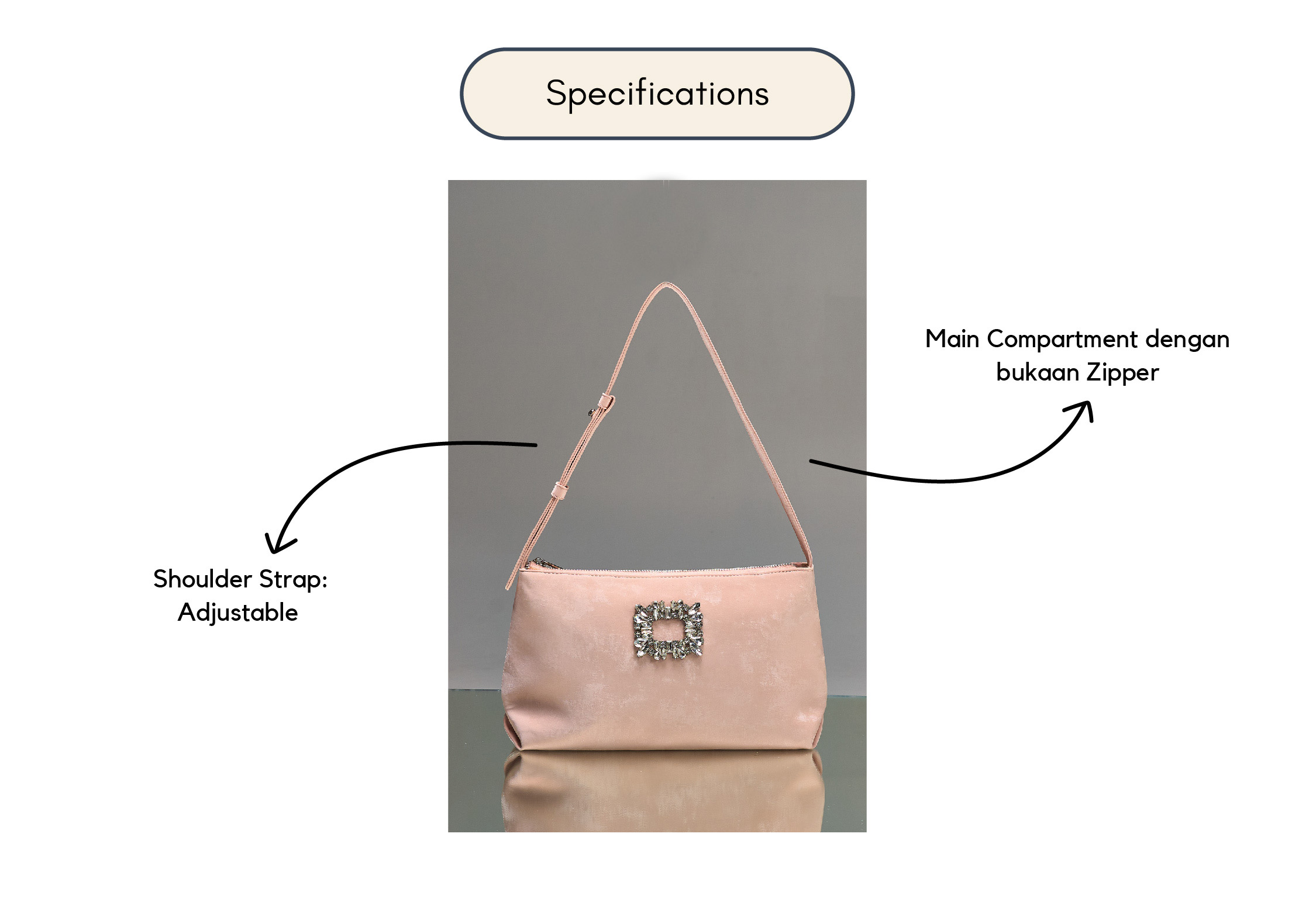 Jual Merche Tas Bahu Wanita Danela | Shopee Indonesia