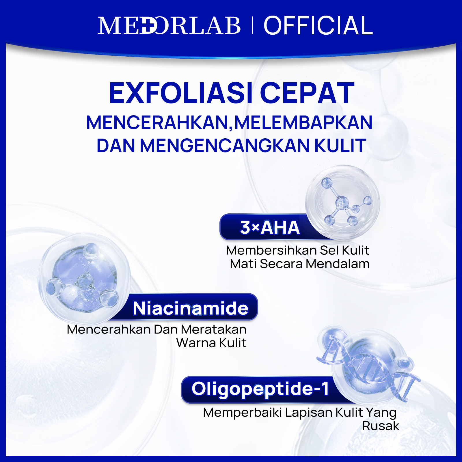 Jual 【Buy 1 get 2】MEDORLAB Pore Treatment Essence 80ml Exfoliating Anti ...
