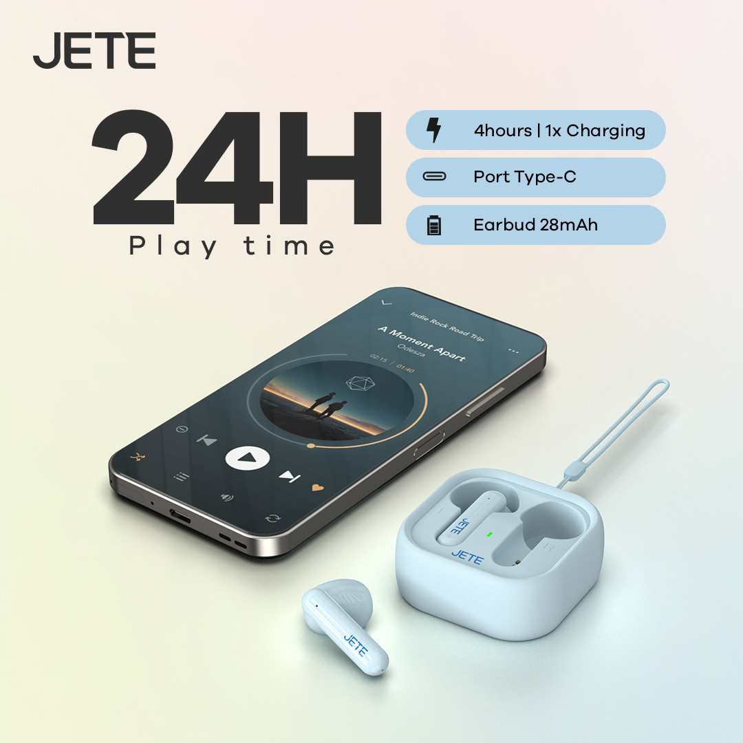 Jual JETE TWS Bluetooth CE8 Earbuds Macaron BT 5.3 Super Bass , 24 ...