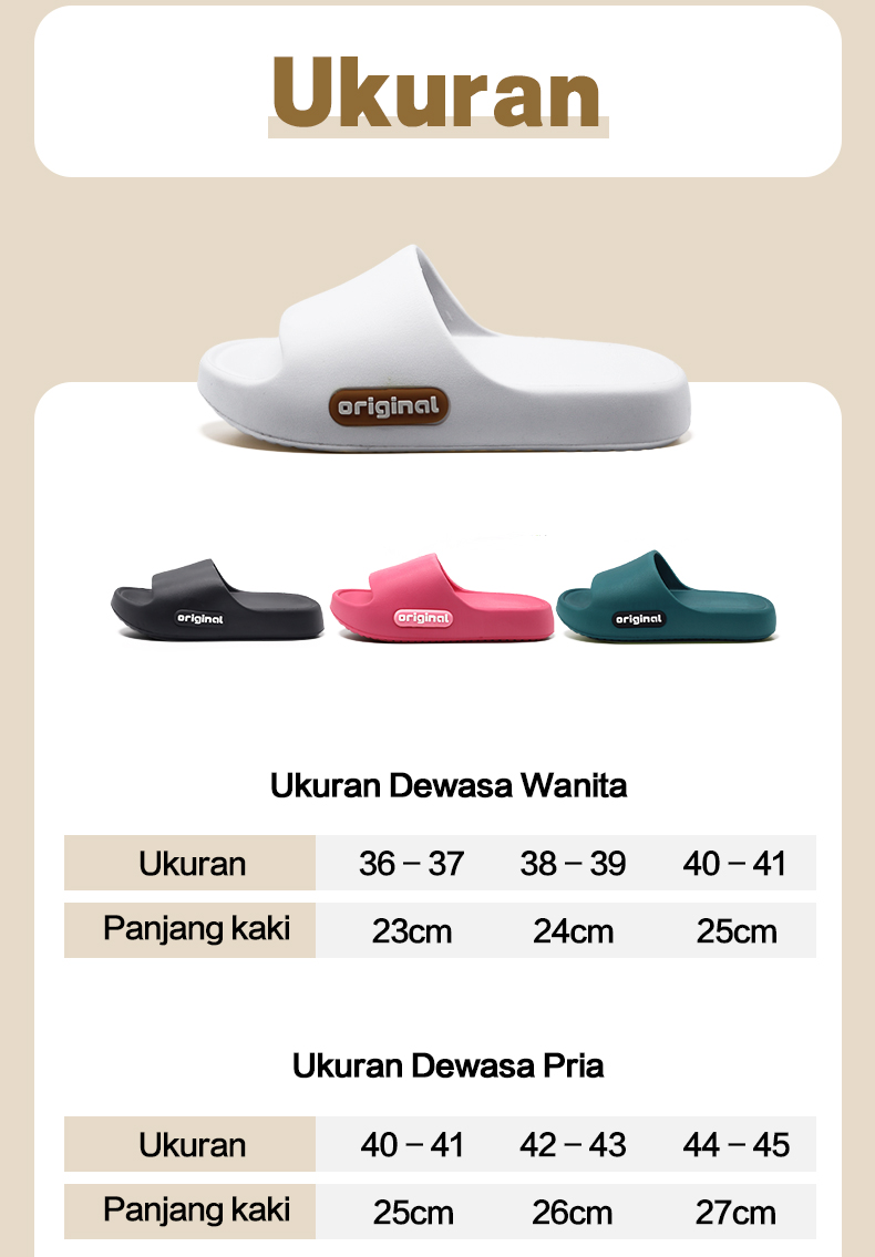 Jual Sandal Wanita Terbaru 2025 gaya Korea Elegan Sandal Jeli EVA