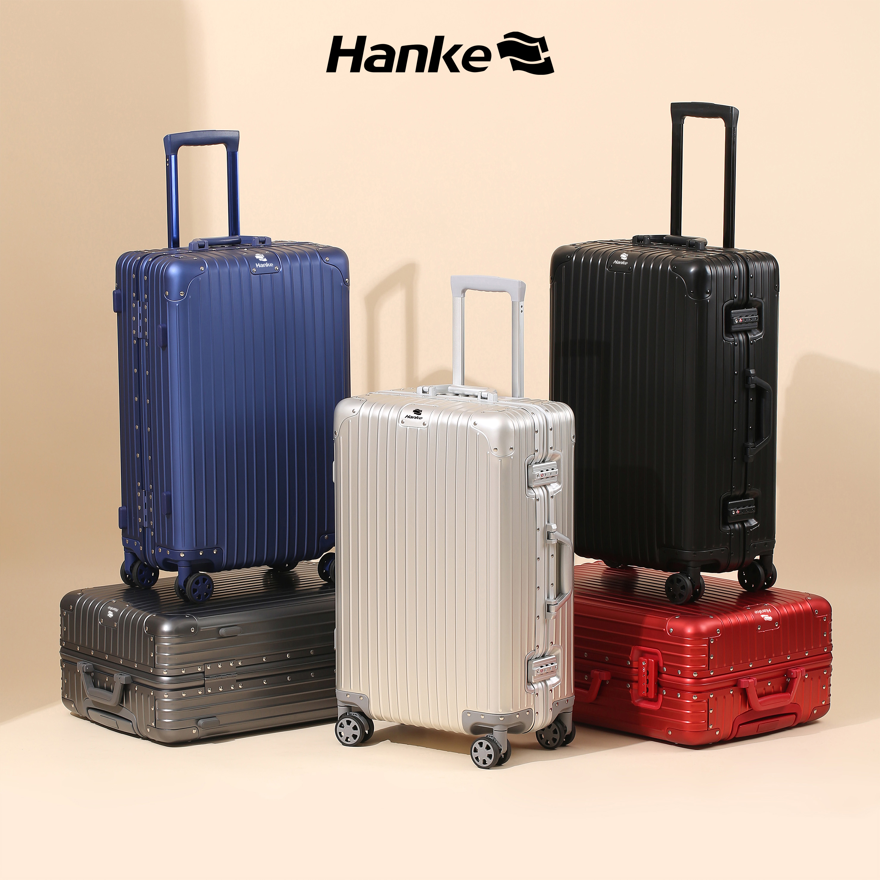 Jual [NEW ARRIVAL] Hanke Koper Full Aluminium Size Kabin & Bagasi 20-28 ...