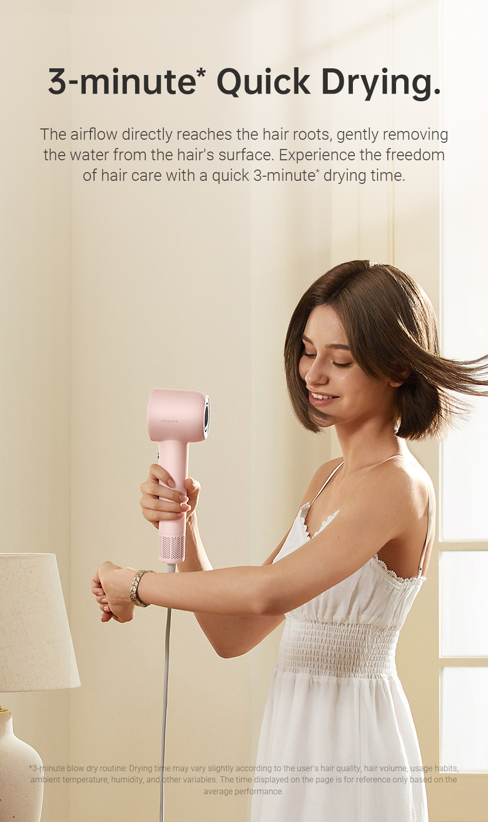 Jual Dreame Hair Gleam Hair Dryer | High Speed 2 Mins Fast Drying ...