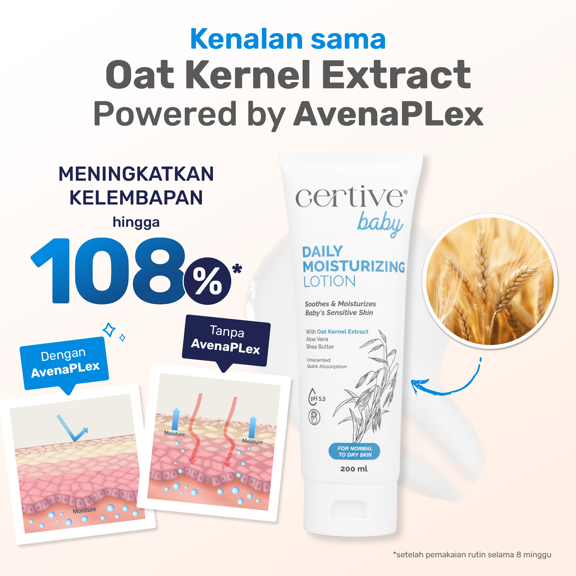 Jual [2X HEMAT] Certive Baby Daily Moisturizing Lotion 200 ml 2 pcs ...