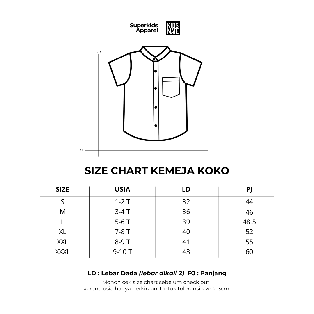 Jual Kidsmate Koko Polos Rami Premium Exclusive Collection Anak ...