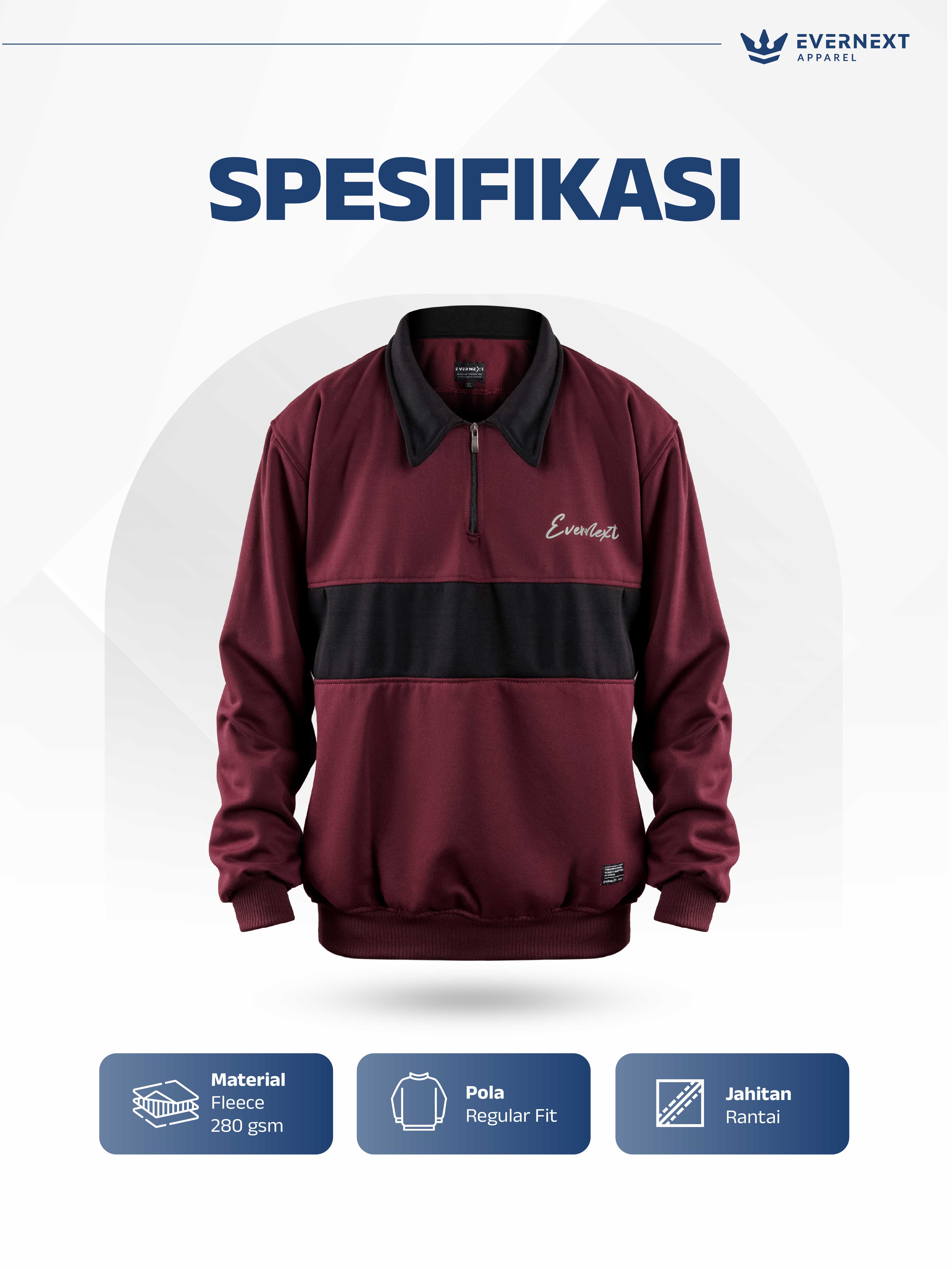 Jual Evernext - Sweater Crewneck Polos Pria Wanita Sweater Vintage Oddy ...