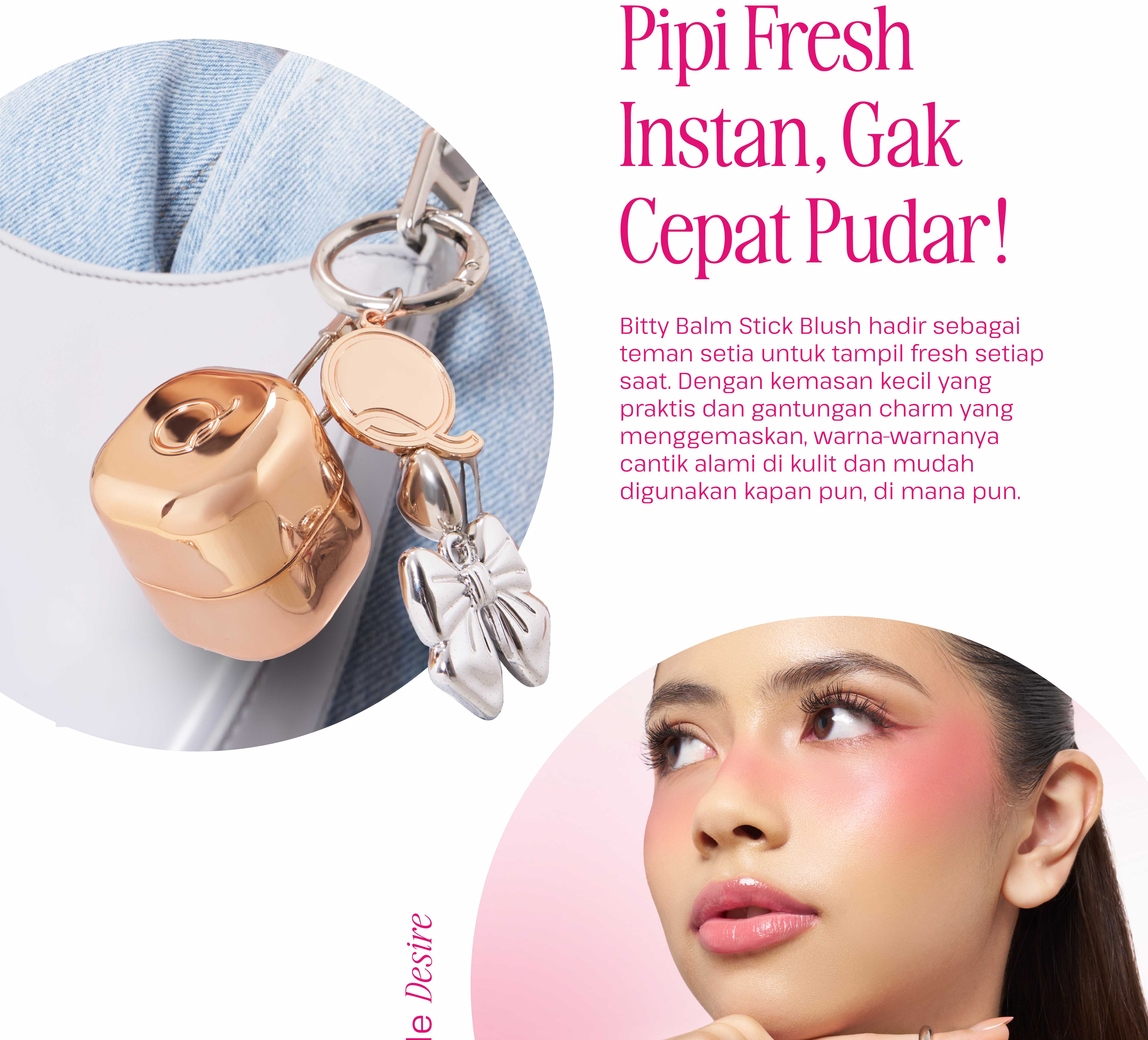 Jual ESQA Bitty Balm Stick Blush | Shopee Indonesia