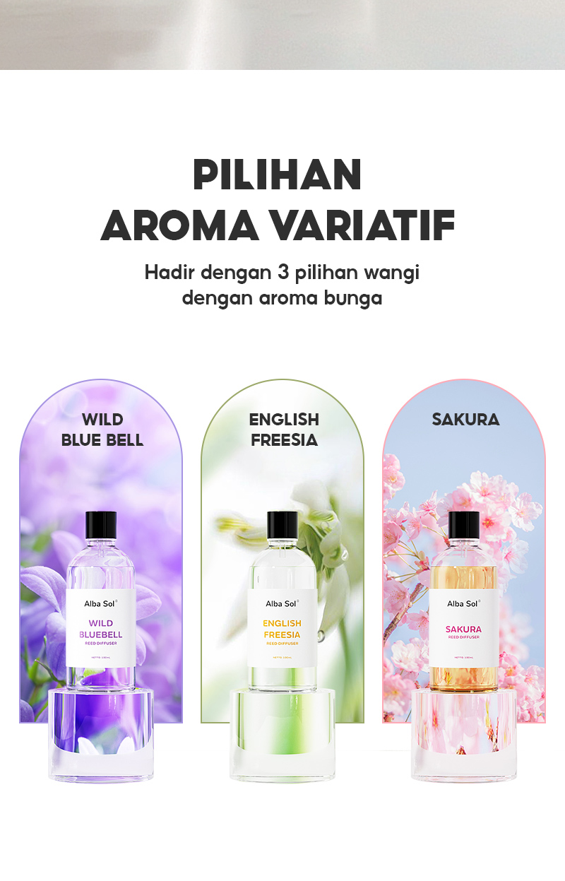 Jual OHSOME - Alba Sol Reed Diffuser Refill Aromatherapy Fragrance Wild ...