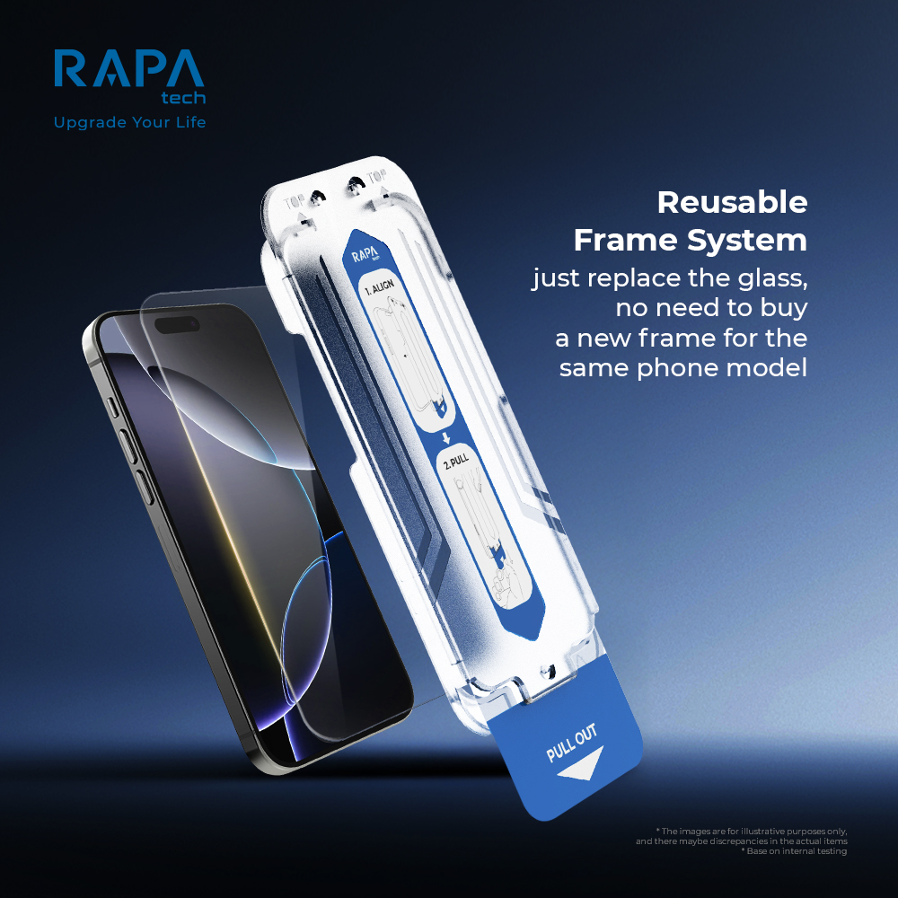 Jual RAPA tech Premium Tempered Glass for iPhone 17/ 16/ 15/ 14/ 13/ 12 ...
