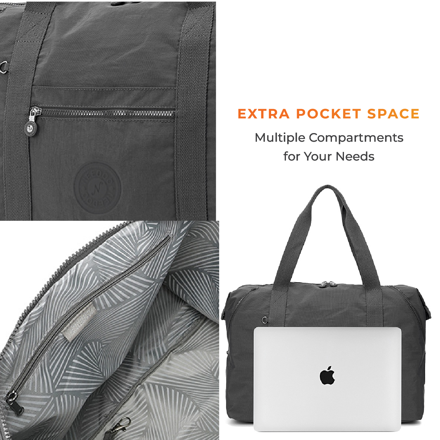Jual NEEDOO - Gym Bag Travel Bag Tas Duffel Berkapasitas Besar Dan ...