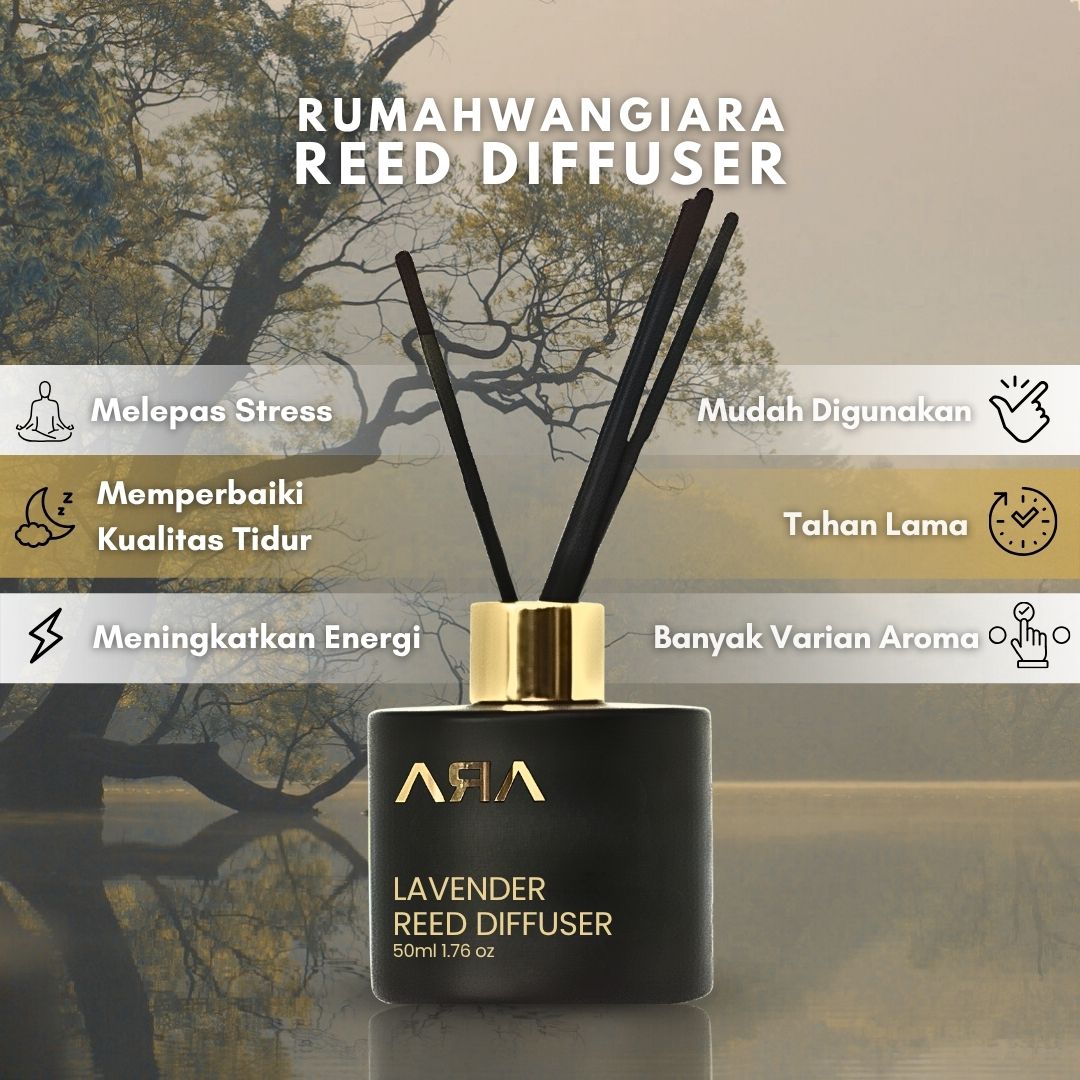 Jual Reed Diffuser Wangi Premium Natural Essential Oil Tahan Lama Bikin ...