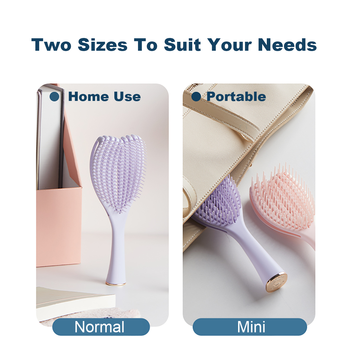 Jual Miniso Massage comb Sisir Combs Angel Shell Massager Brush ...
