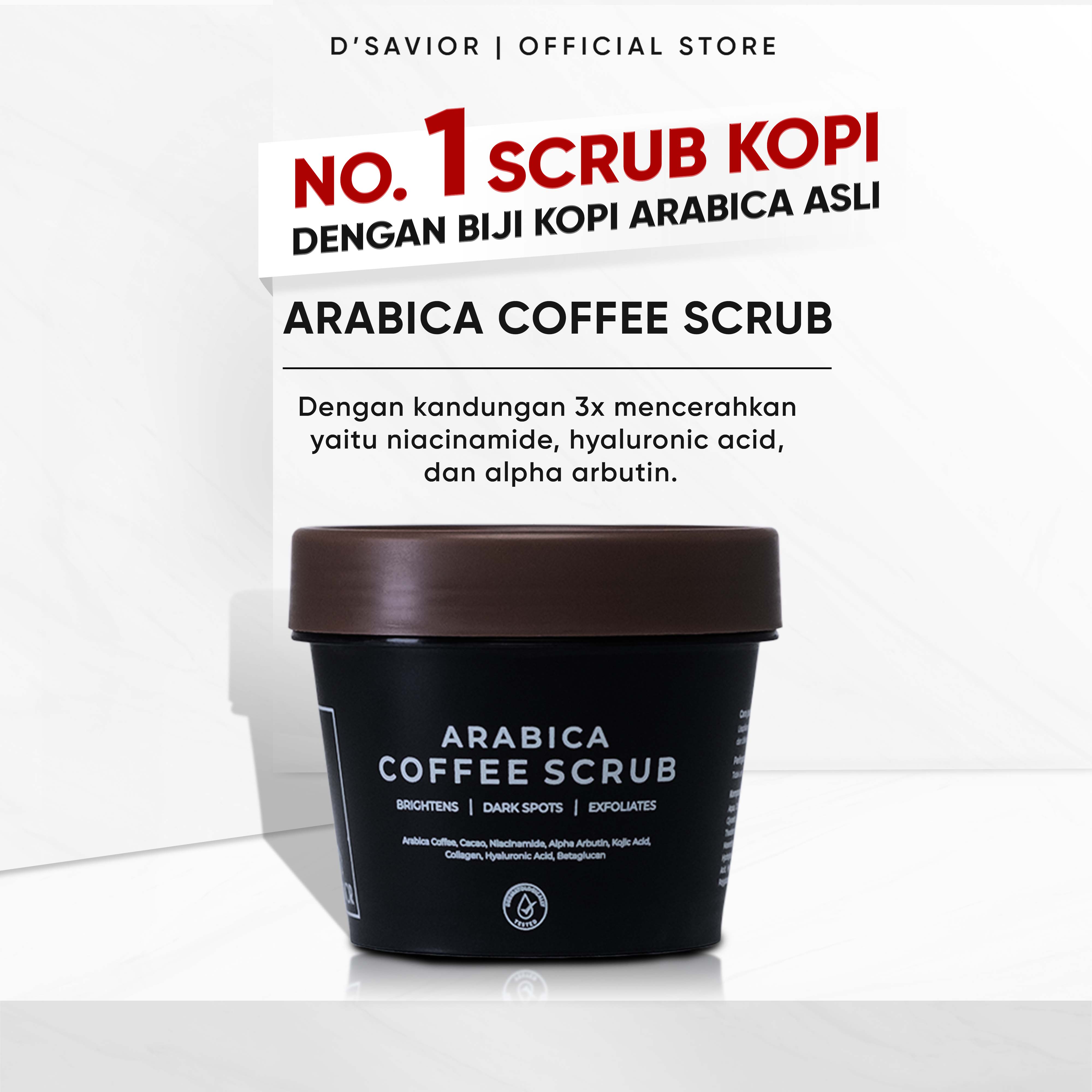 Jual D'SAVIOR Brightly Scrub Series | Paket Mencerahkan Untuk Kulit ...