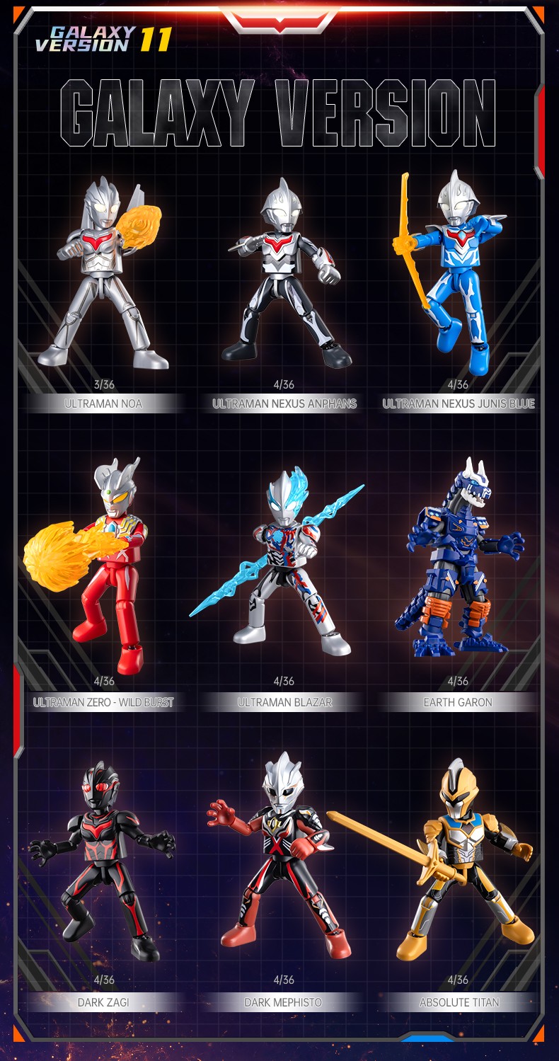 Jual BLOKEES ULTRAMAN Blind Box Mainan Action Model Kits Block Mainan ...