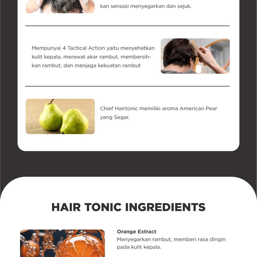Jual CHIEF Fresh Hair Set - Chief Hairtonic 100ml & Chief Shampoo ...