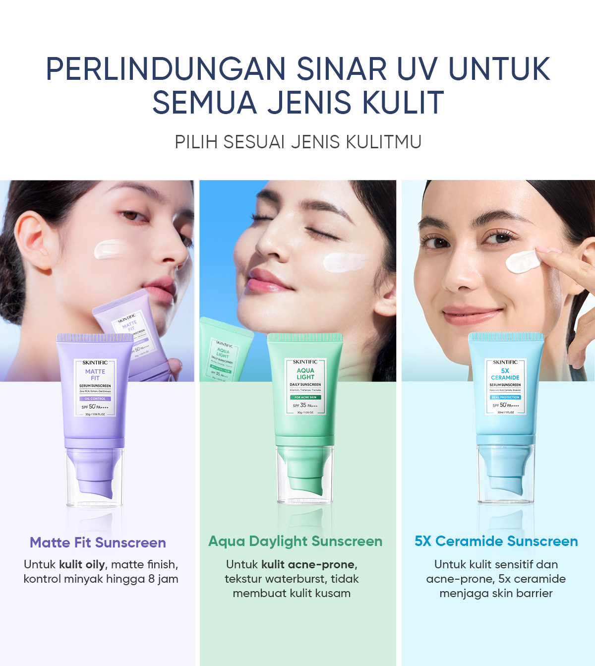 Jual [ NEW ADVANCED FORMULA] SKINTIFIC - SPF50+ PA++++ Sunscreen 2PCS ...