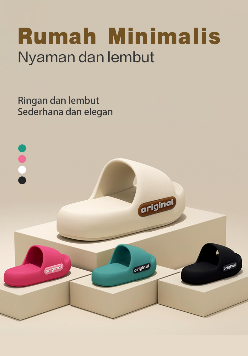 Jual Sandal Wanita Terbaru 2025 gaya Korea Elegan Sandal Jeli EVA