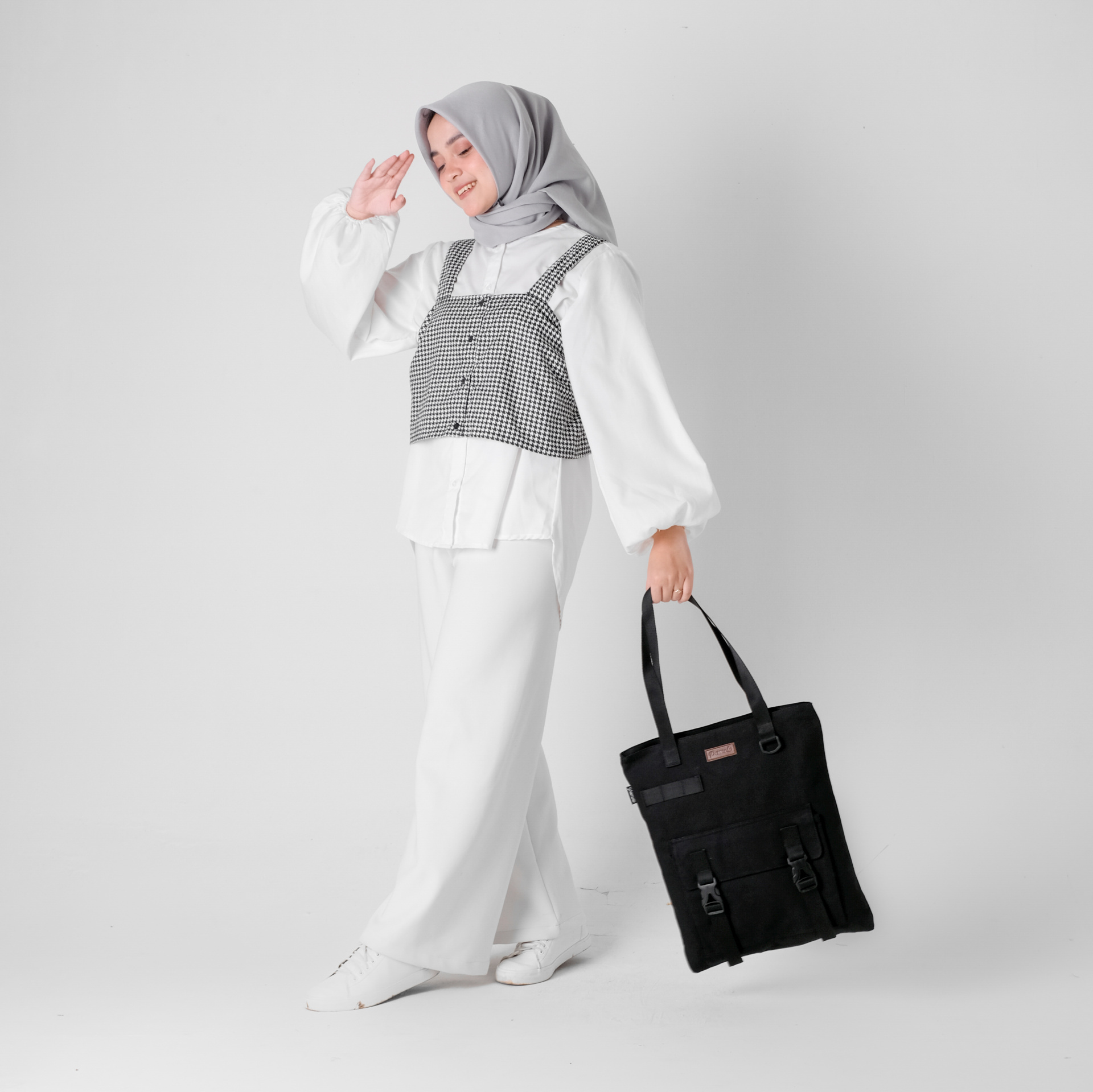 Jual Pamole - Totebag Bahan Kanvas Penutup Resleting - Yarra Series ...