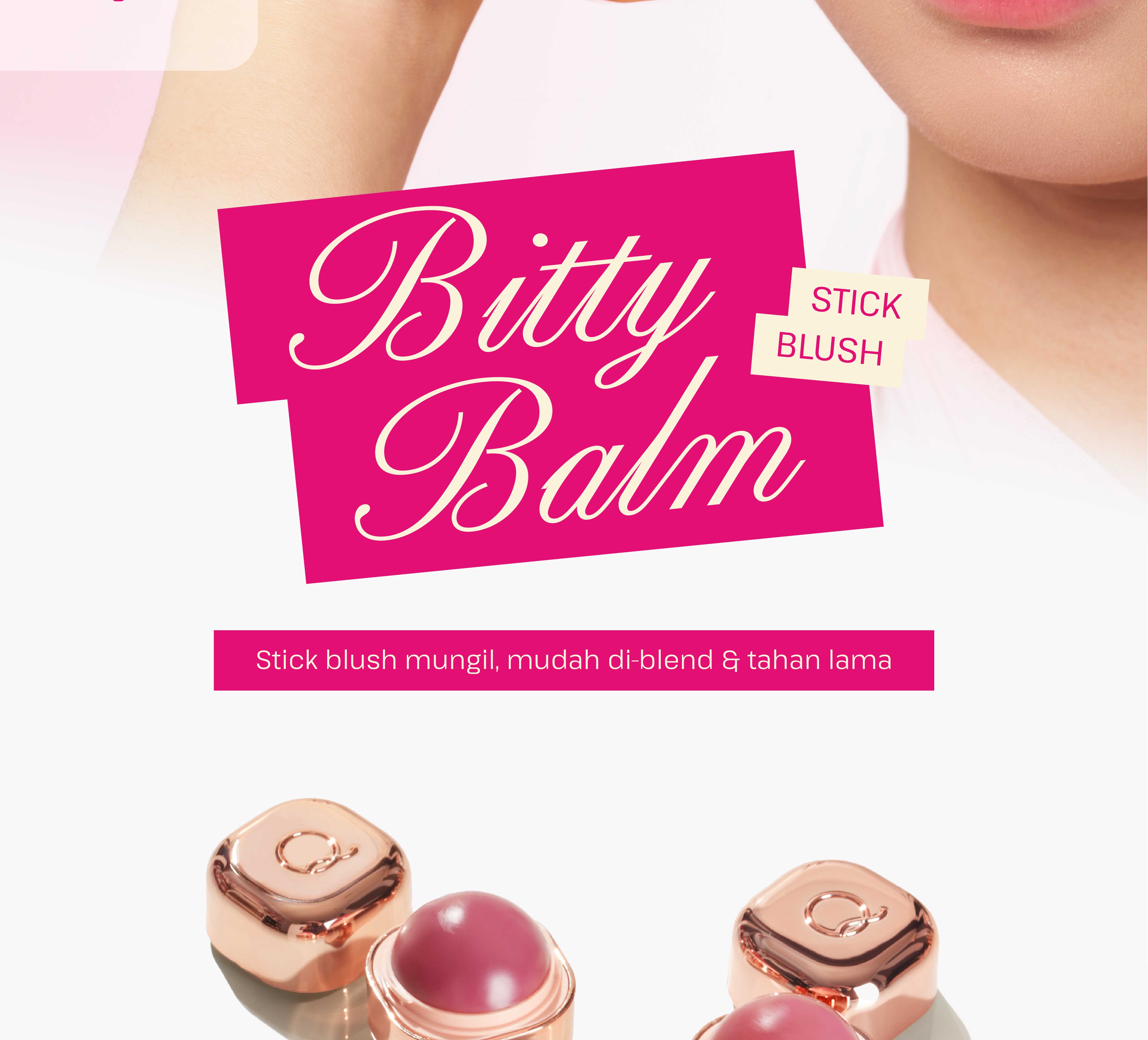 Jual ESQA Bitty Balm Stick Blush | Shopee Indonesia