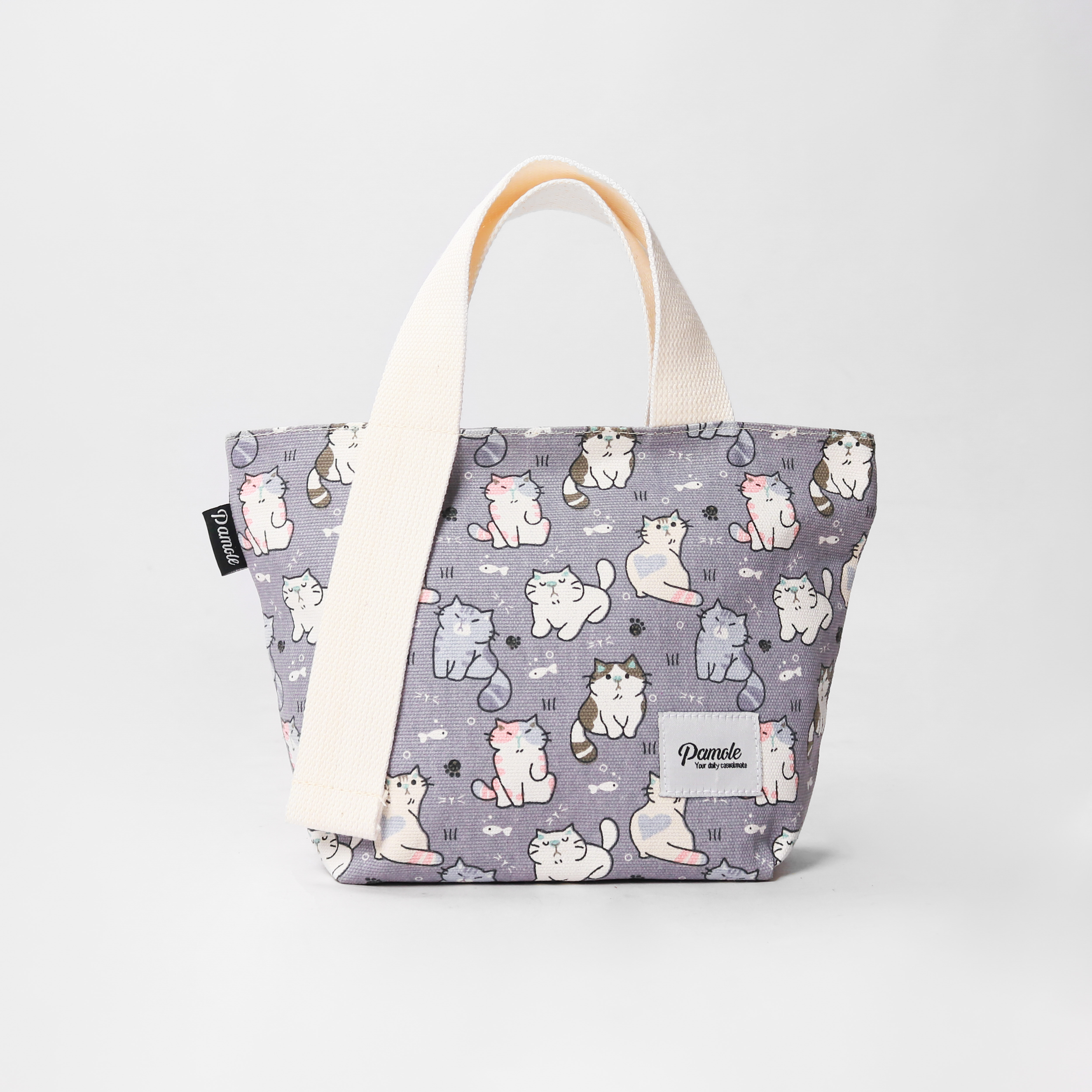 Jual Pamole Pouch Travelling Mini Totebag Bahan Kanvas - Shara Series ...