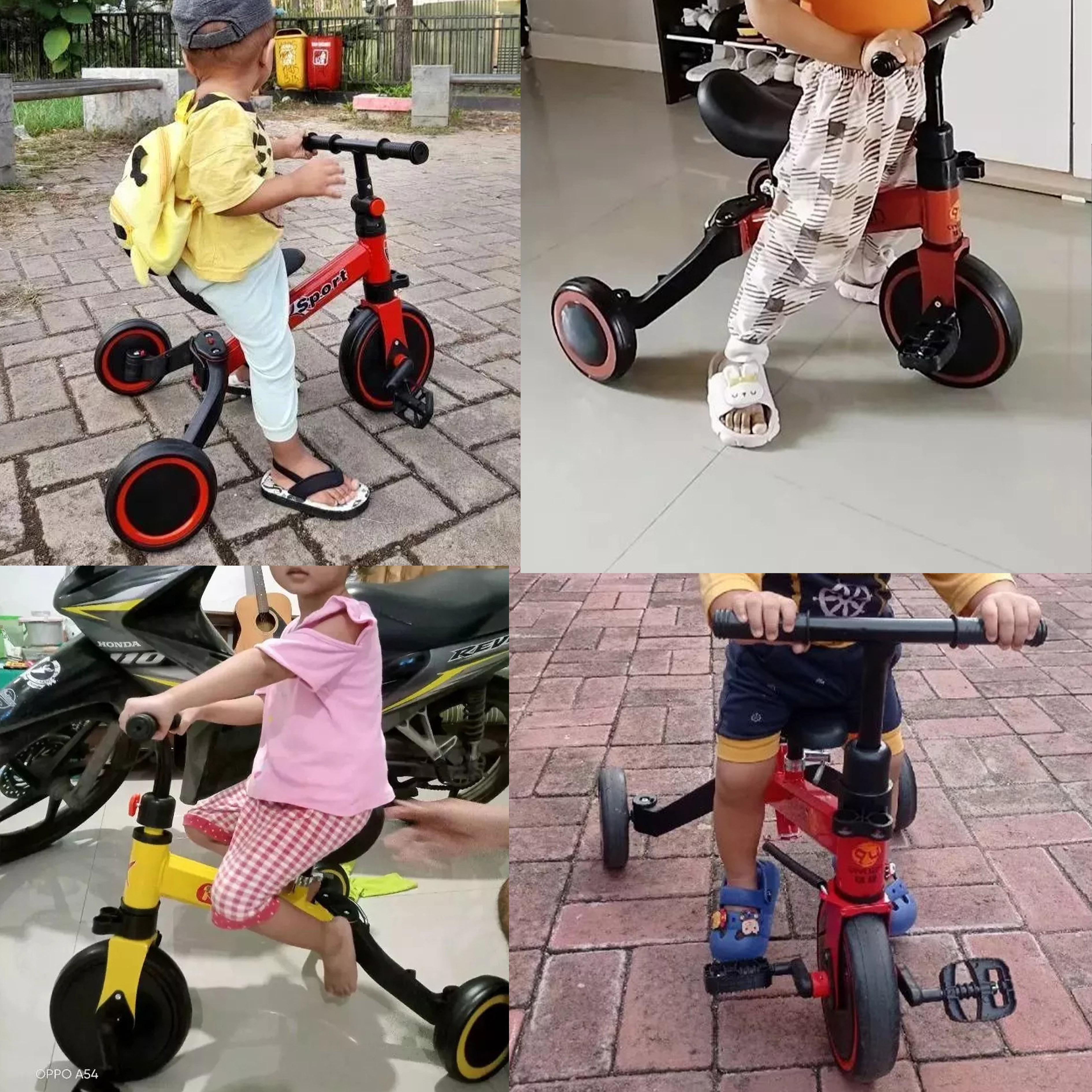 Jual Mmflight Sepeda Anak Roda 3 Sepeda Roda Tiga Balance Bike Sepeda ...