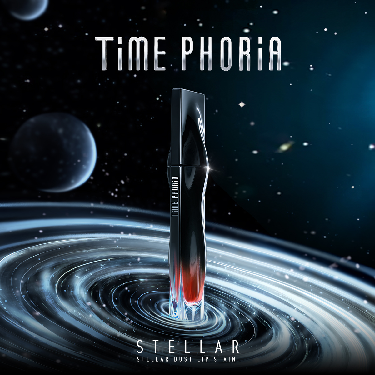 Jual TIME PHORIA - STELLAR DUST LIP STAIN 5ML Liptint Waterproof Tahan