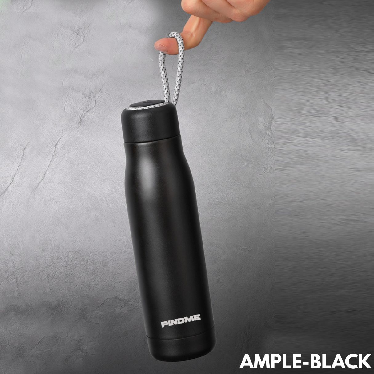 Jual FINDME - Ample Tumblr Botol Air Stainless Steel Anti Karet 550ml ...