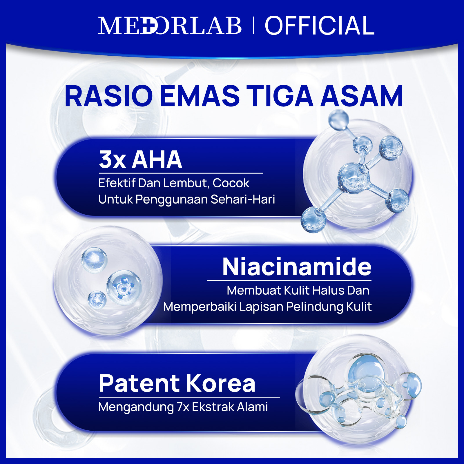 Jual 【Buy 1 get 2】MEDORLAB Pore Treatment Essence 80ml Exfoliating Anti ...