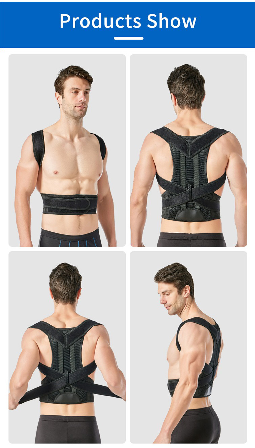 Jual YOI KI Belt Terapi Alat Peyangga Punggung Penegak Postur Badan ...