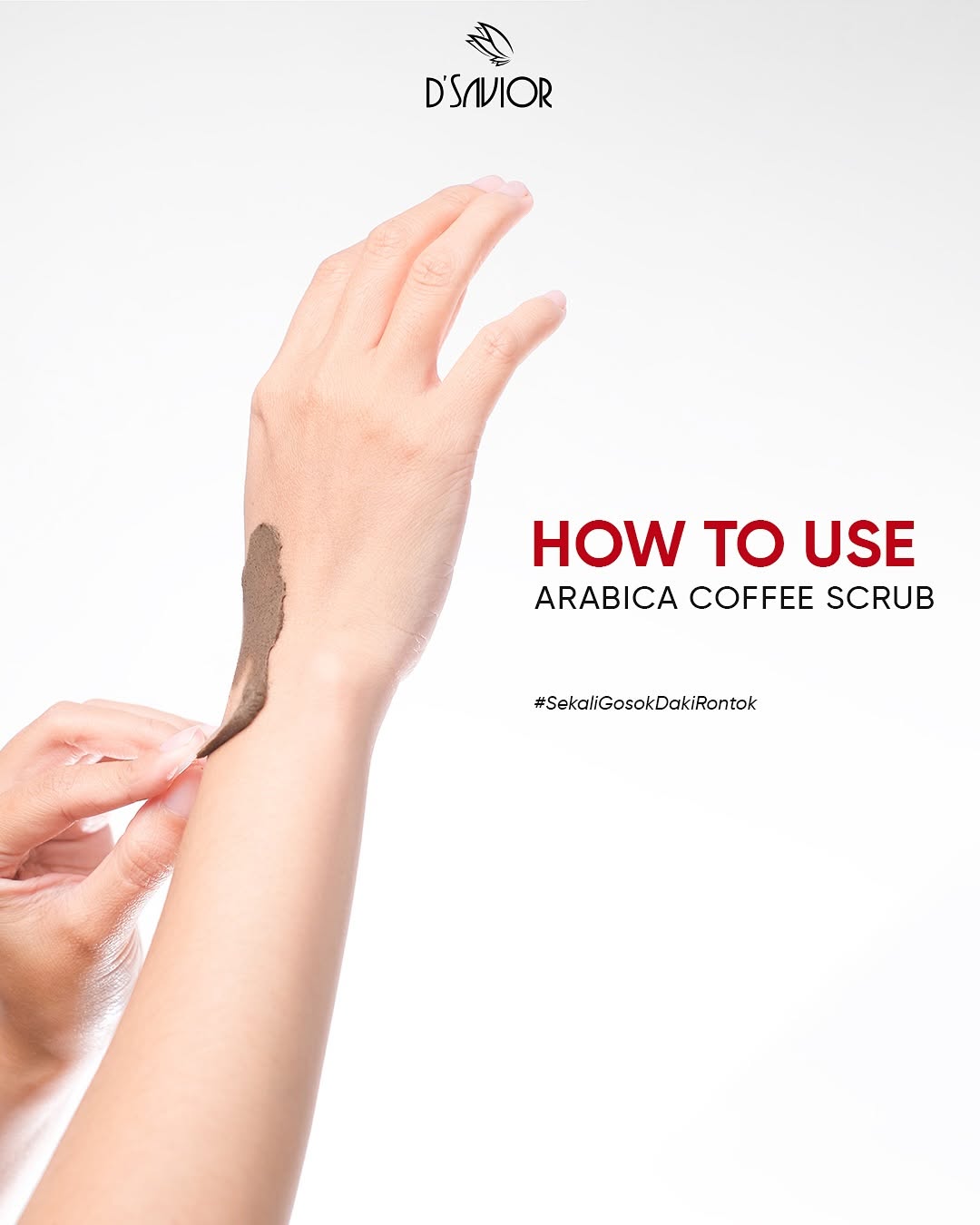 Jual D'SAVIOR Arabica Coffee Scrub 100g | Body Scrub untuk Mencerahkan ...