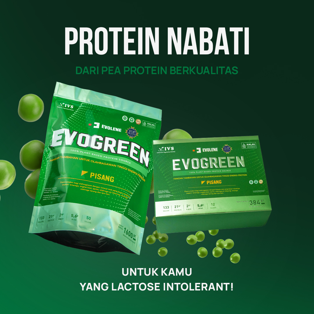 Jual Evolene Evogreen 50s 100% Plant Based Isolate Protein - IVS ...