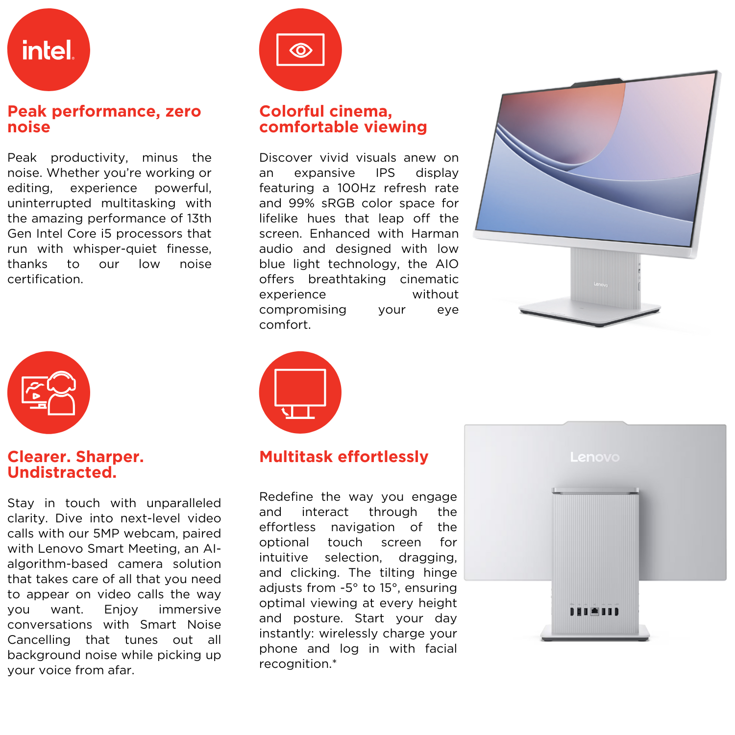 Jual Lenovo PC IdeaCentre AIO 3i 24IRH9 GPID Intel Processor U300 Win11 ...