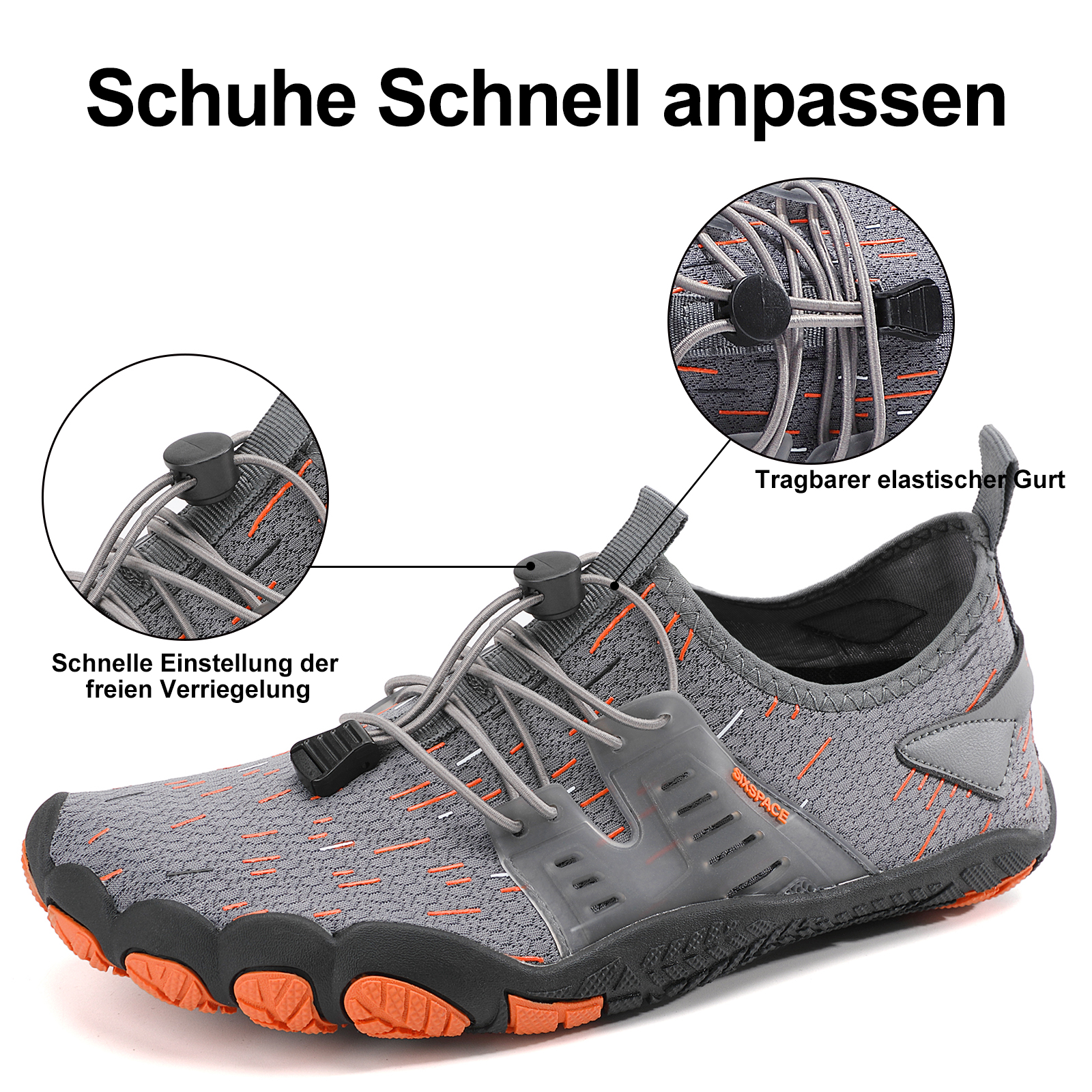 Jual SIXSPACE Sepatu Poundfit Wanita Pria Sepatu Pantai Rafting Sepatu ...