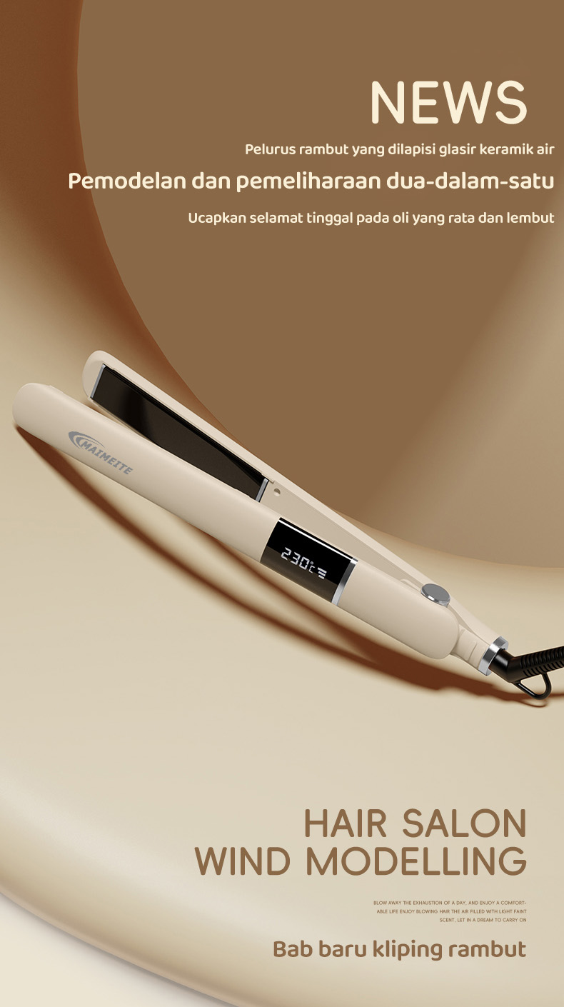 Jual MAIMEITE catokan rambut hair straightener 2IN1 untuk Meluruskan ...
