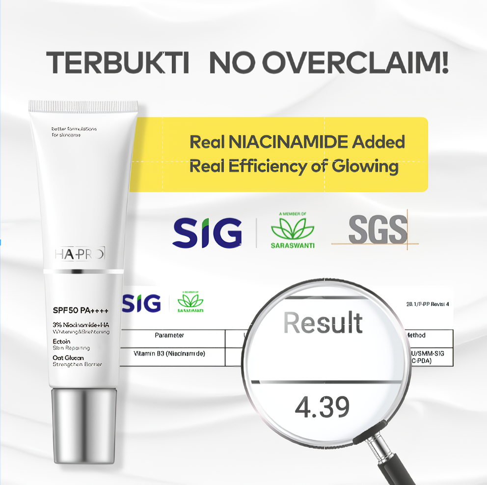 Jual [HAPRO] HA PRO Sunscreen Lightweight Glowing 12Jam SPF 50 PA ...