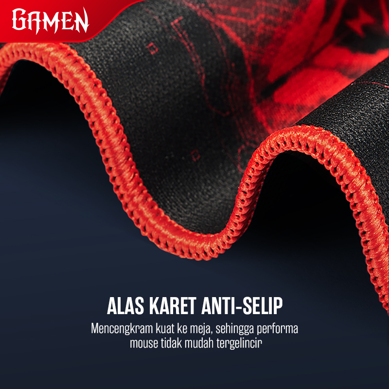 Jual GAMEN GP-S Gaming Mousepad — Compact 22×18 cm, Soft Glide Surface ...