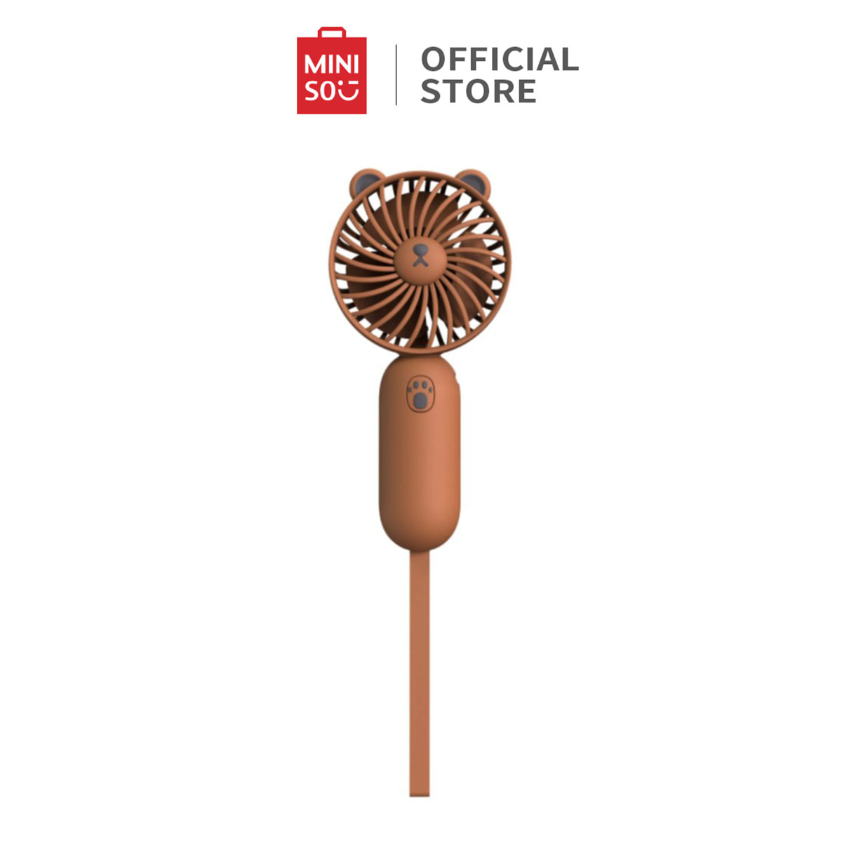 Jual Miniso Mini Fan Portable Kipas Mini Cute Bear Mini Fan 500mAh ...