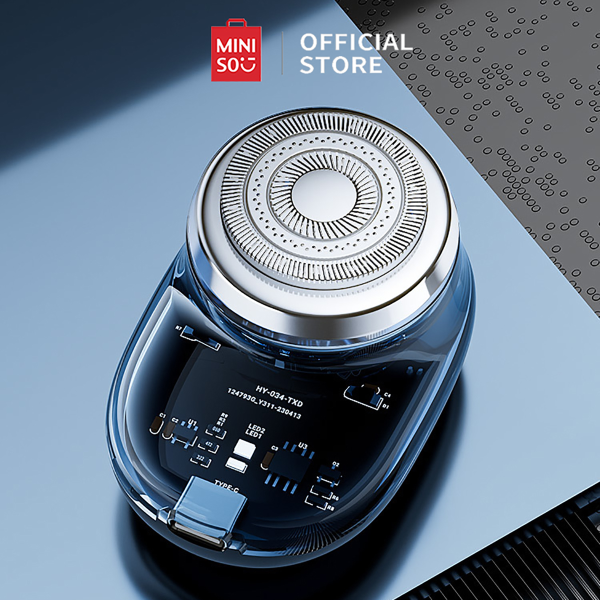 Jual MINISO Electric Shaver Portable Turbine Multi-blade Blade Long ...