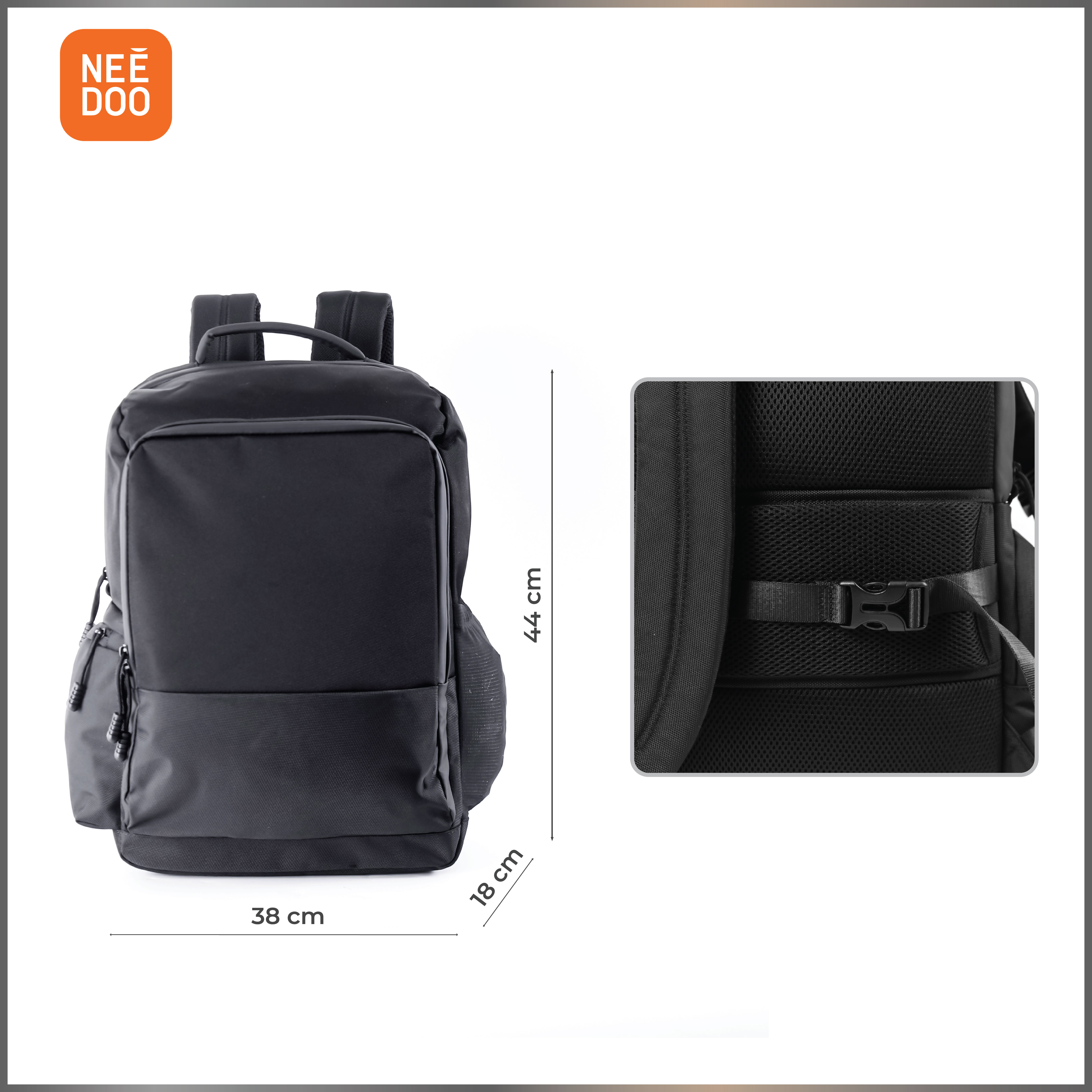 Jual NEEDOO - Tas Ransel Laptop Backpack Waterproof - Vertex Business ...