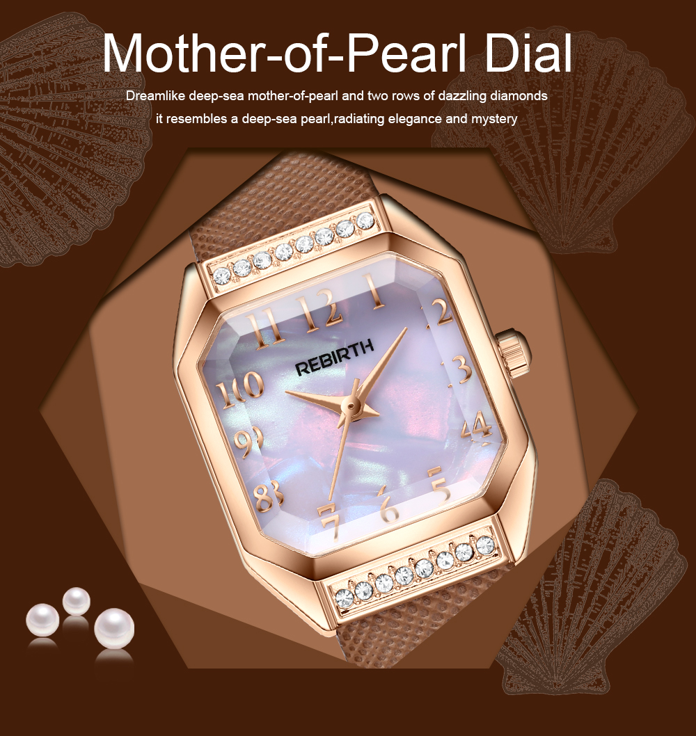 Jual REBIRTH Jam Tangan Wanita Korea Fashion Anti Air Original Tali ...