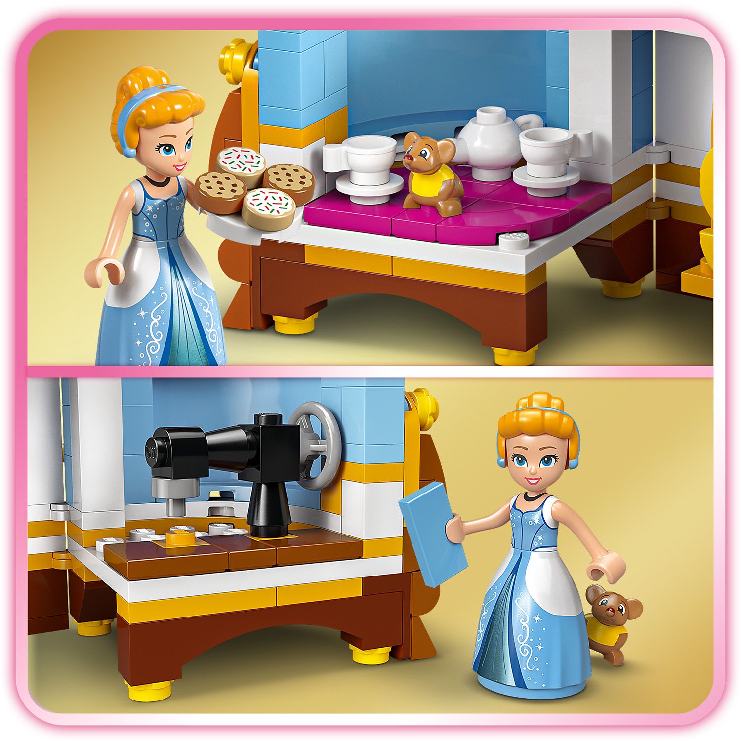 Jual LEGO Disney 43266 Cinderella's Dress (474 Pieces), Building Block ...